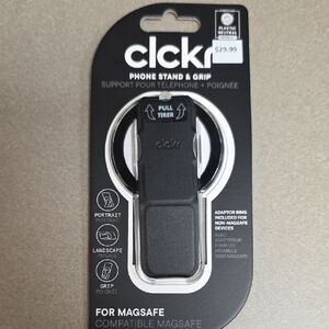 Black Phone Stand & Grip for Magsafe